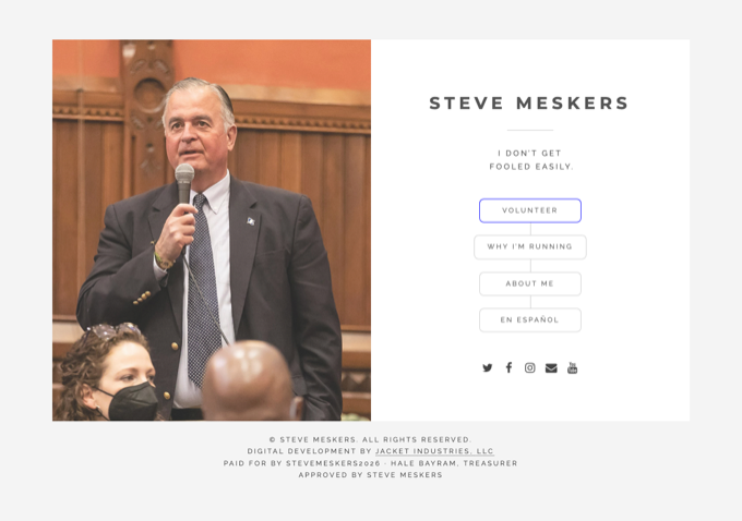 Steve Meskers website screenshot